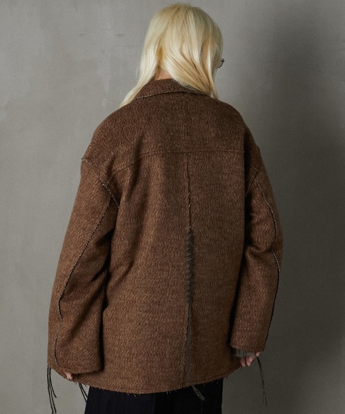 PRANK PROJECT（プランクプロジェクト）の「ハンドステッチパディングブルゾン / Hand Stitched Padding Blouson（ブルゾン・レディース・マルチ/ブラウン/グレー・FREE）」の14枚目の写真