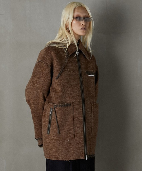 PRANK PROJECT（プランクプロジェクト）の「ハンドステッチパディングブルゾン / Hand Stitched Padding Blouson（ブルゾン・レディース・マルチ/ブラウン/グレー・FREE）」の15枚目の写真