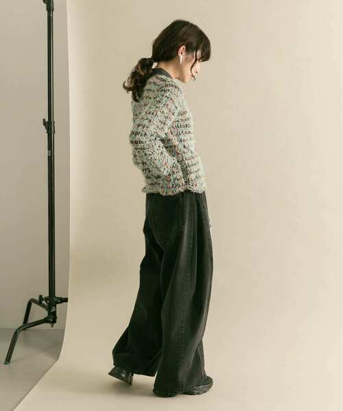 KBF（ケイビーエフ）の「『低身長向けも展開』サイドタックデニム（デニムパンツ・レディース・ブルー/ブラック・38/36/34）」の15枚目の写真