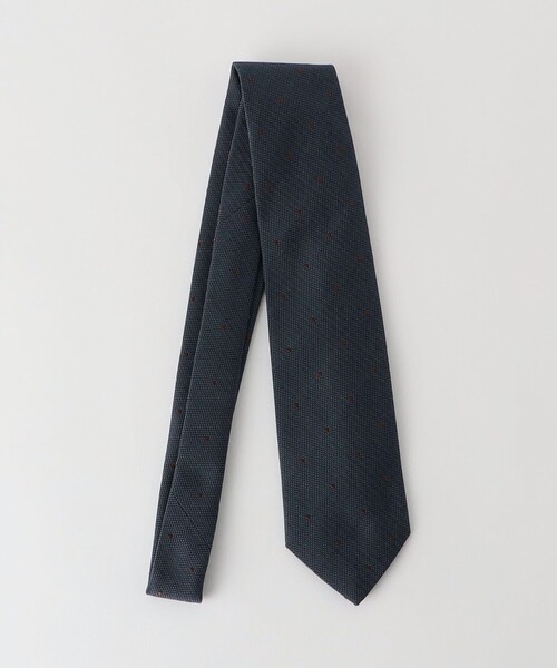 green label relaxing(グリーンレーベルリラクシング)の「<Alessandro Masi>8.0cm ドット ネクタイ(ネクタイ・メンズ・ダークブラウン/ネイビー・FREE)」の1枚目の写真