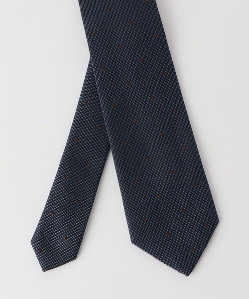 green label relaxing(グリーンレーベルリラクシング)の「<Alessandro Masi>8.0cm ドット ネクタイ(ネクタイ・メンズ・ダークブラウン/ネイビー・FREE)」の7枚目の写真