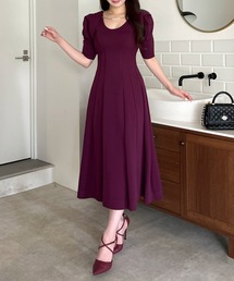 パワショルボレロ付フレアワンピース