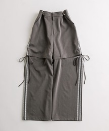 OLIVE des OLIVE | 【S/Mサイズ展開】サイドスリットリボンスラックスパンツ(スラックス)