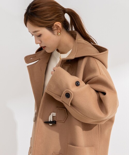 NOLLEY'S（ノーリーズ）の「NMPミドル丈ダッフルコート（ダッフル