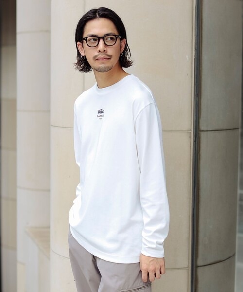 LACOSTE（ラコステ）の「LACOSTE / PARISロゴ ヘビーオンス Tシャツ（T