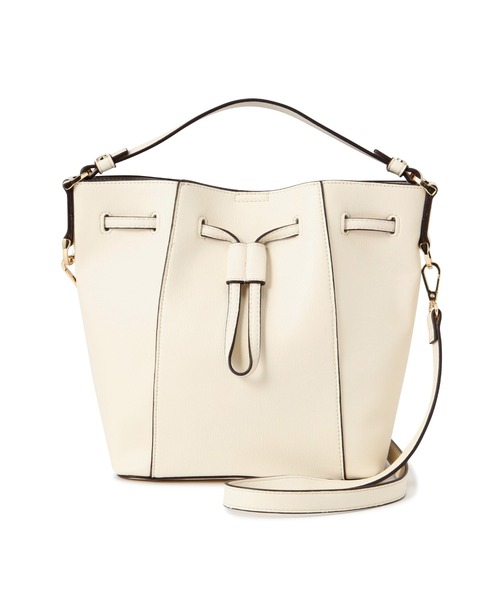 N.(N. Natural Beauty Basic)(エヌエヌナチュラルビューティーベーシック)の「◆巾着2wayショルダーバッグ(ショルダーバッグ・レディース・オフホワイト/ブラック/グレイッシュベージュ・フリ-)」の17枚目の写真