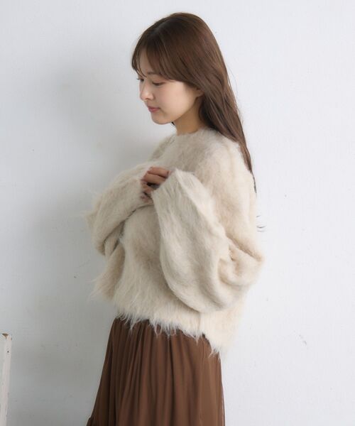 RETRO GIRL(レトロガール)の「起毛ニットPO(ニット/セーター・レディース・グリーン/オレンジ/ダークブルー/ナチュラル・FREE)」の15枚目の写真