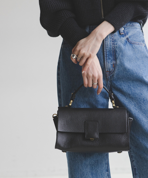 LORISTELLA(ロリステッラ)の「《追加11》LORISTELLA/ロリステッラ ワンハンドルショルダーバッグ(ショルダーバッグ・レディース・チャコールグレー/ライトグリーン/ブラック・FREE)」の1枚目の写真