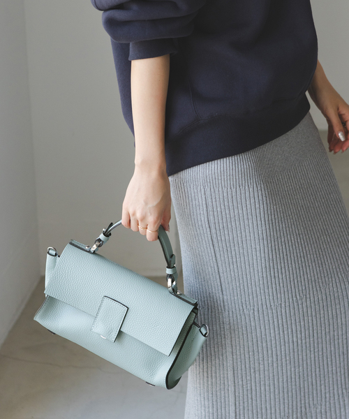 LORISTELLA(ロリステッラ)の「《追加11》LORISTELLA/ロリステッラ ワンハンドルショルダーバッグ(ショルダーバッグ・レディース・チャコールグレー/ライトグリーン/ブラック・FREE)」の10枚目の写真