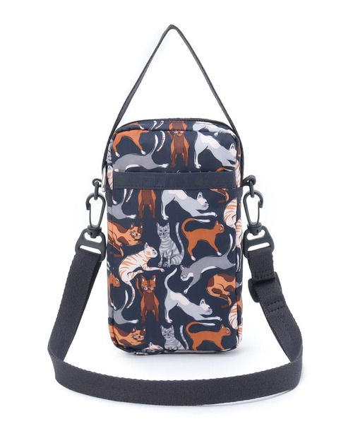 ■LeSportsac■MINI PHONE CROSSBODYキュリアスキャッツ セール】MINI PHONE CROSSBODY キュリアスキャッツ(ショルダー