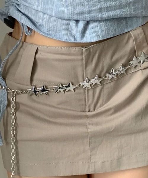 Achic（アシック）の「金属の星の五芒星ウエストベルト（ベルト・レディース・シルバー/ゴールド・F）」の10枚目の写真