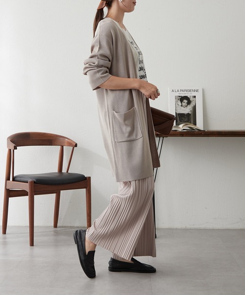 continuer de NICE CLAUP（コンティニューデナイスクラップ）の「トッパーカーデ（カーディガン/ボレロ・レディース・ベージュ/ブラック/グレー・FREE）」の17枚目の写真