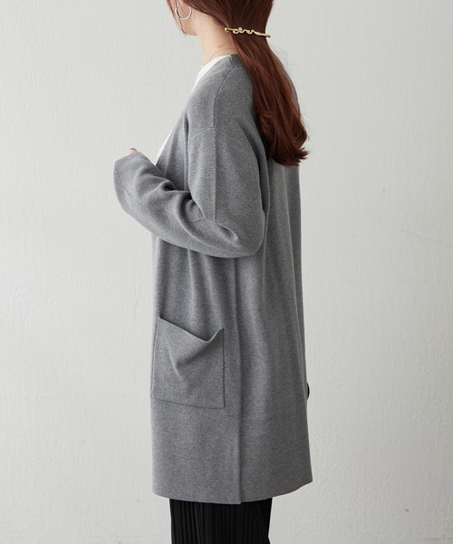 continuer de NICE CLAUP（コンティニューデナイスクラップ）の「トッパーカーデ（カーディガン/ボレロ・レディース・ベージュ/ブラック/グレー・FREE）」の7枚目の写真