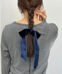 fredy emue | ベルベットリボンヘアカフ(ヘアゴム)
