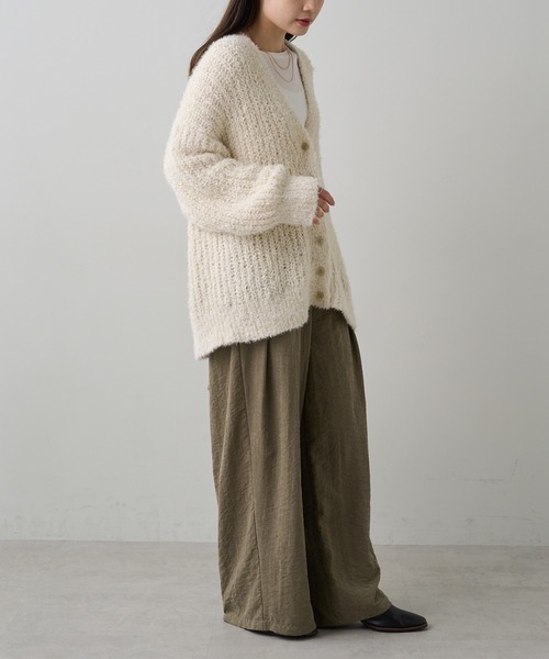 PUAL CE CIN　【ピュアルセシン】 ミックスヤーンニットカーディガン 新品☆ ミックスヤーンニットカーディガン PUAL CE CIN - メルカリ