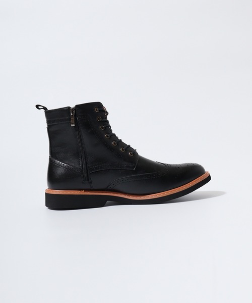 【セール】AAA+ ウィングチップレースアップ カントリーブーツ(ブーツ)|AAA+(サンエープラス) 【セール】AAA+ ウィングチップレースアップ カントリーブーツ(ブーツ)|AAA+(サンエープラス)