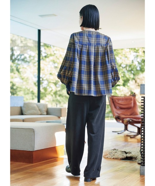 サニークラウズ プリプリプリーツブラウス〈レディース〉（シャツ/ブラウス）｜Sunny clouds（サニークラウズ）