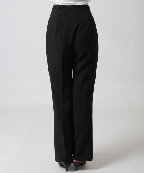 Julia Boutique(ジュリアブティック)の「美脚フレアパンツ(その他パンツ・レディース・ブラック/アイボリー・S/M/L)」の13枚目の写真