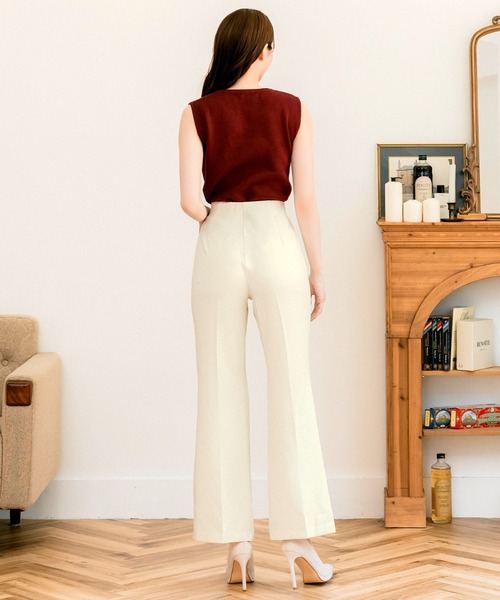 Julia Boutique(ジュリアブティック)の「美脚フレアパンツ(その他パンツ・レディース・ブラック/アイボリー・S/M/L)」の19枚目の写真