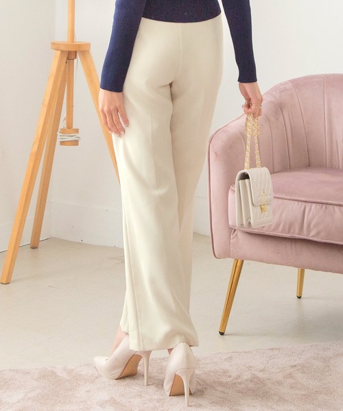 Julia Boutique(ジュリアブティック)の「美脚フレアパンツ(その他パンツ・レディース・ブラック/アイボリー・S/M/L)」の21枚目の写真