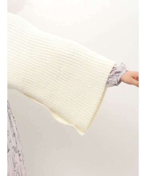 MERCURYDUO（マーキュリーデュオ）の「2WAYニットベストカーデ（カーディガン/ボレロ・レディース・オフホワイト/グレー・FREE）」の18枚目の写真