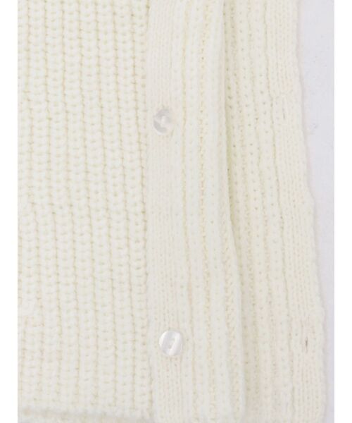 MERCURYDUO（マーキュリーデュオ）の「2WAYニットベストカーデ（カーディガン/ボレロ・レディース・オフホワイト/グレー・FREE）」の20枚目の写真