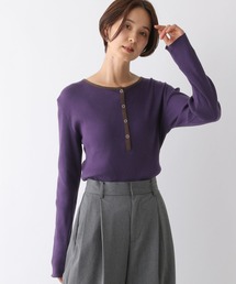 LEPSIM | リブヘンリーネックプルオーバー　134432(Tシャツ/カットソー)