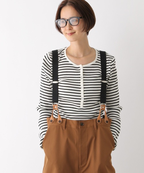 セール】リブヘンリーネックプルオーバー 134432（Tシャツ/カットソー