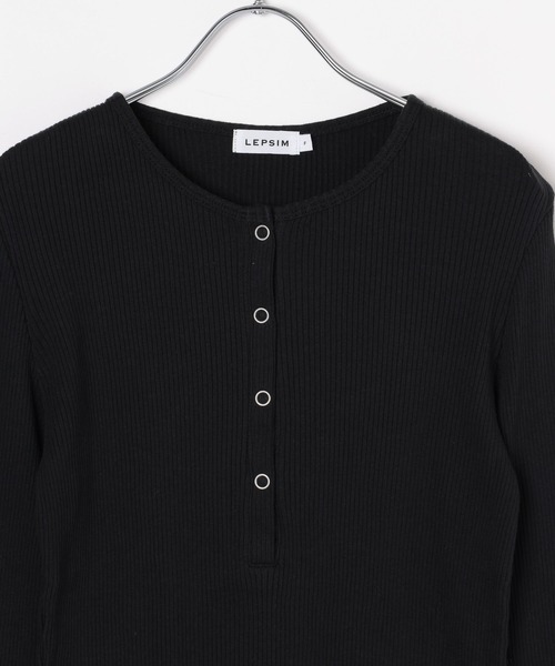 セール】リブヘンリーネックプルオーバー 134432（Tシャツ/カットソー