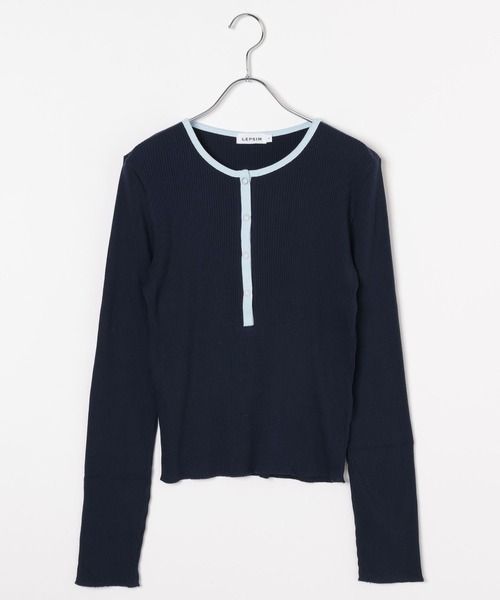 ウェア 1787 セール】リブヘンリーネックプルオーバー 134432（Tシャツ