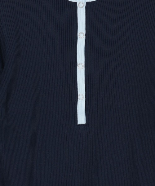 セール】リブヘンリーネックプルオーバー 134432（Tシャツ/カットソー