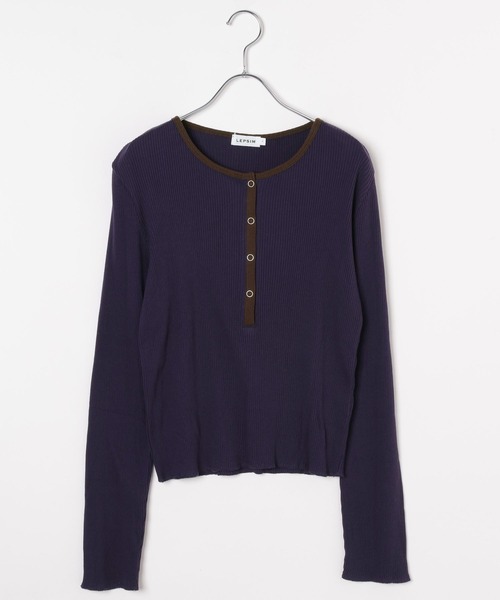 セール】リブヘンリーネックプルオーバー 134432（Tシャツ/カットソー