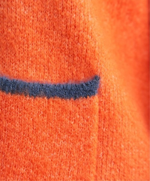 LBC(エルビーシー)の「配色ポケットショートカーディガン(カーディガン/ボレロ・レディース・オフホワイト/グリーン/オレンジ/グレー・M/L)」の10枚目の写真