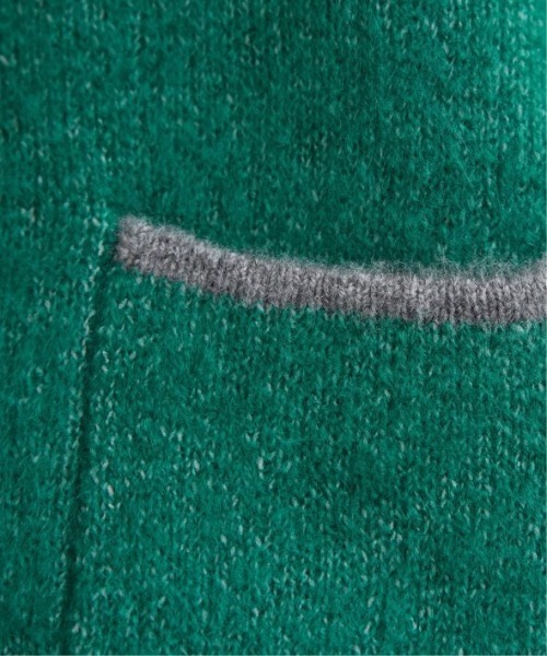 LBC(エルビーシー)の「配色ポケットショートカーディガン(カーディガン/ボレロ・レディース・オフホワイト/グリーン/オレンジ/グレー・M/L)」の11枚目の写真