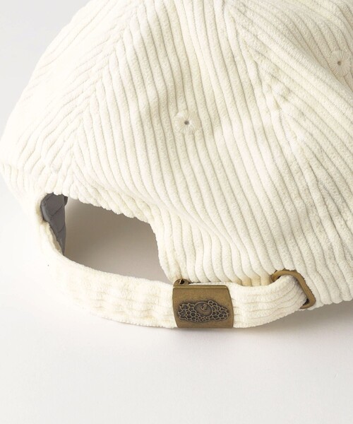 green label relaxing(グリーンレーベルリラクシング)の「【別注】<FRUIT OF THE LOOM>EX コーデュロイキャップ /帽子 / キッズ(キャップ・キッズ・レッド/オフホワイト・FREE(54-56cm))」の13枚目の写真