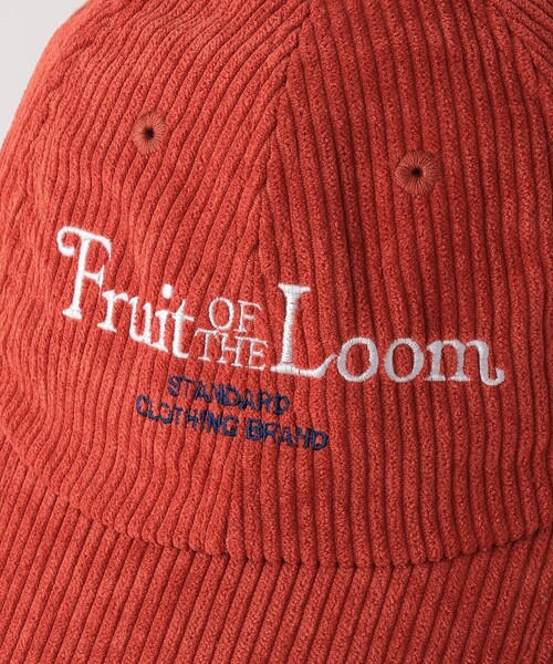 green label relaxing(グリーンレーベルリラクシング)の「【別注】<FRUIT OF THE LOOM>EX コーデュロイキャップ /帽子 / キッズ(キャップ・キッズ・レッド/オフホワイト・FREE(54-56cm))」の17枚目の写真