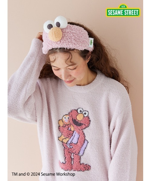 gelato pique（ジェラートピケ）の「【SESAME STREET】【UNISEX】エルモ ヘアバンド（ヘアバンド・レディース・ピンク・FREE）」の2枚目の写真