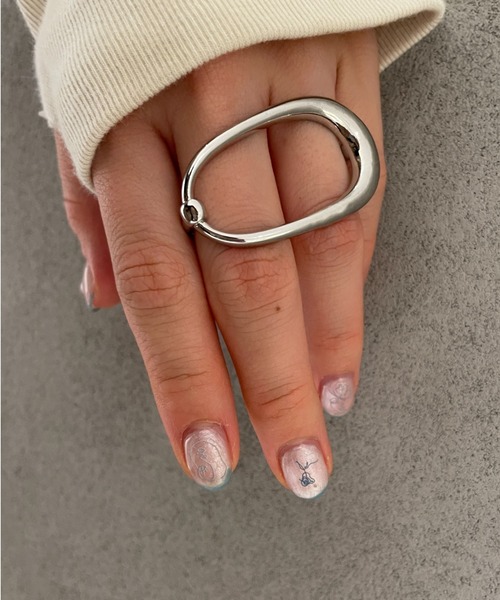 ciite'(シーテ)の「ダブルフィンガーリング(リング・レディース・シルバー/ゴールド・FREE)」の11枚目の写真