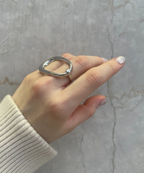 ciite'(シーテ)の「ダブルフィンガーリング(リング・レディース・シルバー/ゴールド・FREE)」の14枚目の写真
