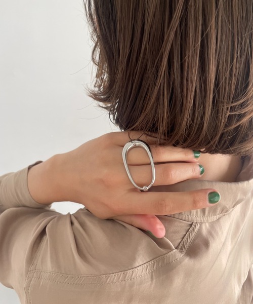 ciite'(シーテ)の「ダブルフィンガーリング(リング・レディース・シルバー/ゴールド・FREE)」の20枚目の写真