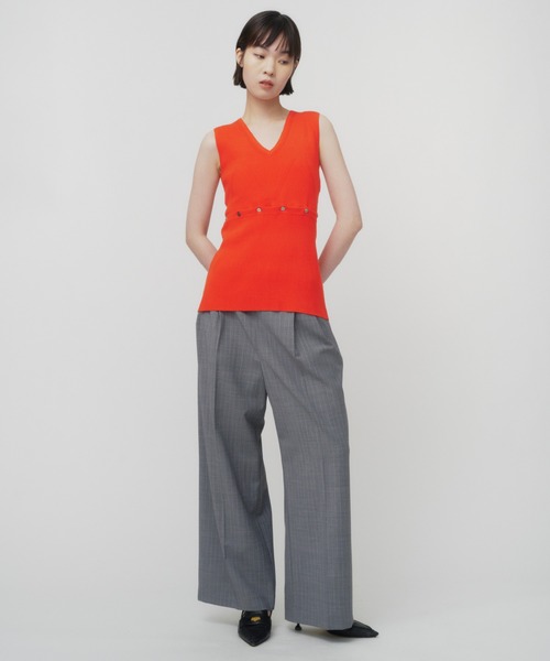 THINGS THAT MATTER(シングス ザット マター)の「MANY WAY KNIT / メニーウェイニット(ニット/セーター・レディース・グレー/レッド/ブラック・FREE)」の8枚目の写真