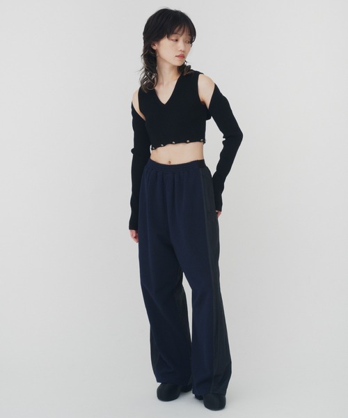 THINGS THAT MATTER(シングス ザット マター)の「MANY WAY KNIT / メニーウェイニット(ニット/セーター・レディース・グレー/レッド/ブラック・FREE)」の16枚目の写真