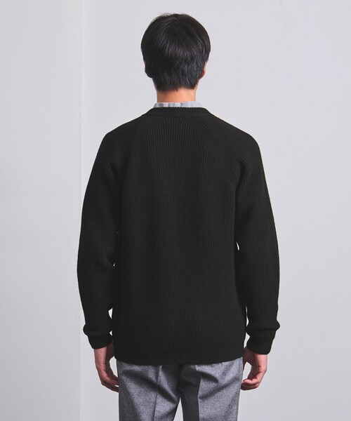 UNITED ARROWS（ユナイテッドアローズ）の「YAMAGATA アゼ カーディガン（カーディガン/ボレロ・メンズ・ナチュラル/ブラック/オリーブ・XL/M/S/L）」の12枚目の写真