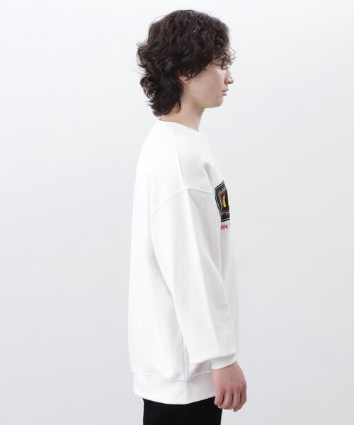 MANASTASH（マナスタッシュ）の「MANASTASH/マナスタッシュ/CiTee SWEAT FRAME LOGO/シティスウェット フレームロゴ（スウェット・メンズ・ホワイト/その他17/ブラック・L/M/S/XL）」の8枚目の写真