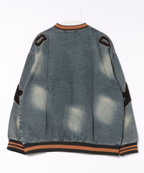 【セール】HOOK -select- 部分ウォッシュvネックデニムプルオーバー（その他トップス）｜HOOK（フック）