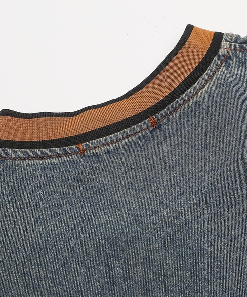 【セール】HOOK -select- 部分ウォッシュvネックデニムプルオーバー（その他トップス）｜HOOK（フック）