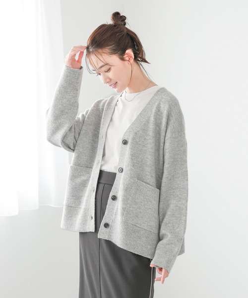 まら GLOBAL WORK（グローバルワーク）の「フワフワHug meラメVネック