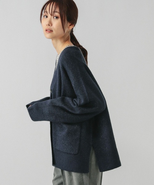 GLOBAL WORK（グローバルワーク）の「フワフワHug meラメVネック