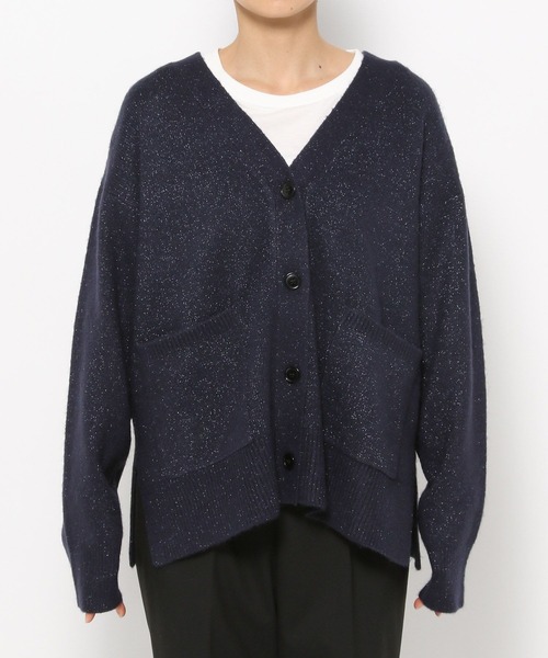 GLOBAL WORK（グローバルワーク）の「フワフワHug meラメVネック