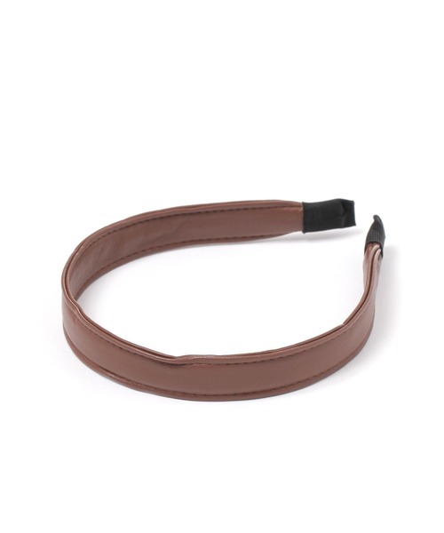 tiny tiny（ティニーティニー）の「PUカチューシャ[tiny tiny(ティニーティニー)]（カチューシャ・レディース・ベージュ/ブラウン・0）」の7枚目の写真